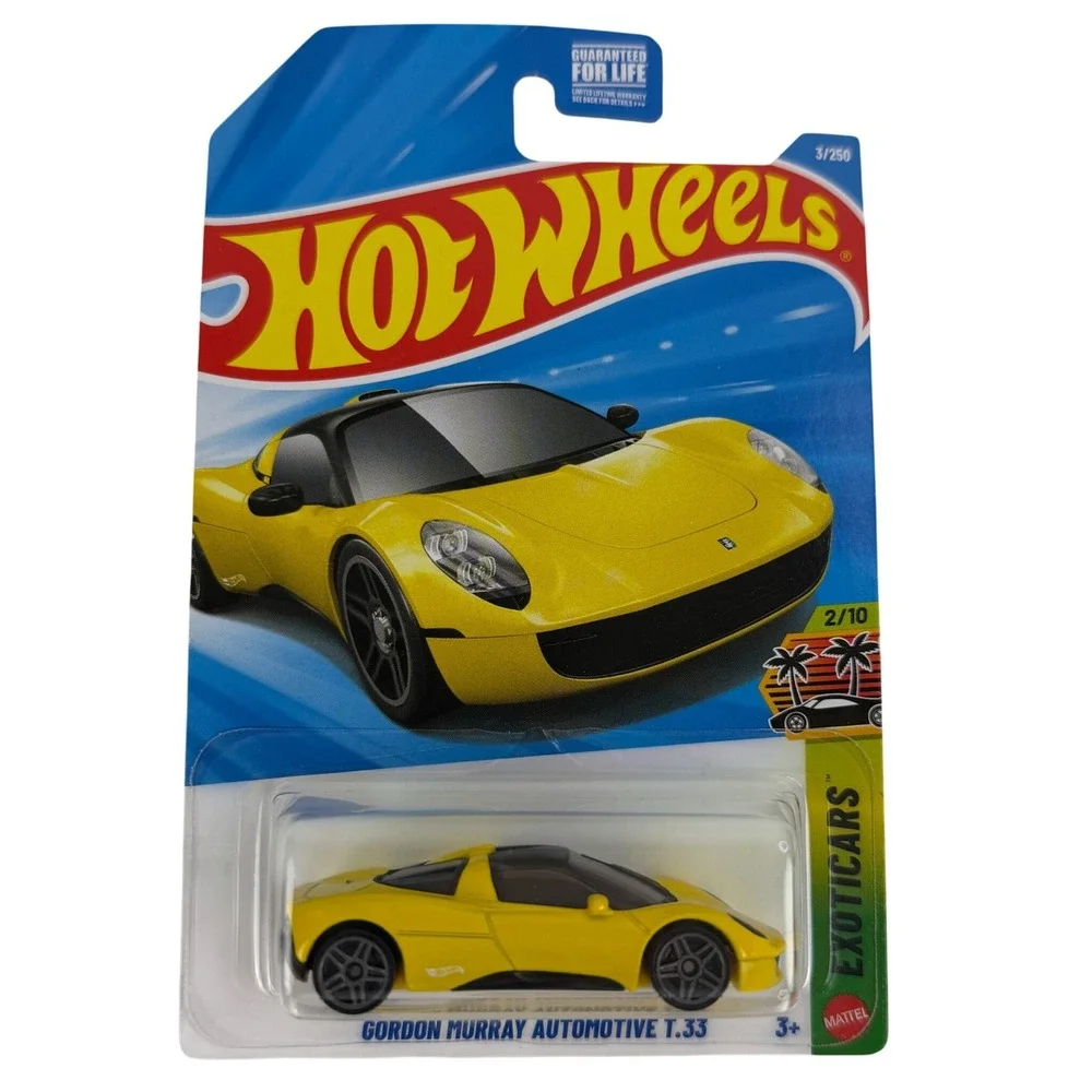 Hot Wheels Gordon Murray Automotive T.33 Yellow HW Exotics 2/10 2025 HYW23 3/250